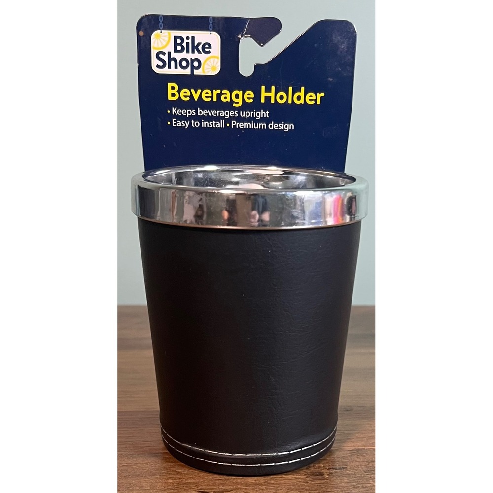 Bike Shop Beverage Holder Bicycle Cup Holder Black Chrome 01247BH 31020 AR
